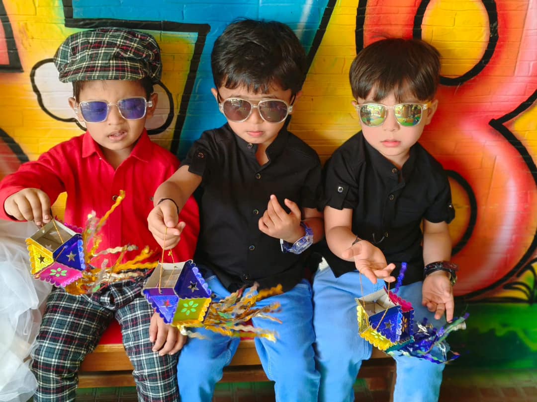Diwali celebrations at Anandi Gopal Playschool